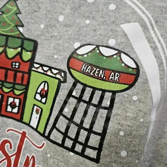 Christmas in a small town sweatshirt! - Picture 3 of 7
